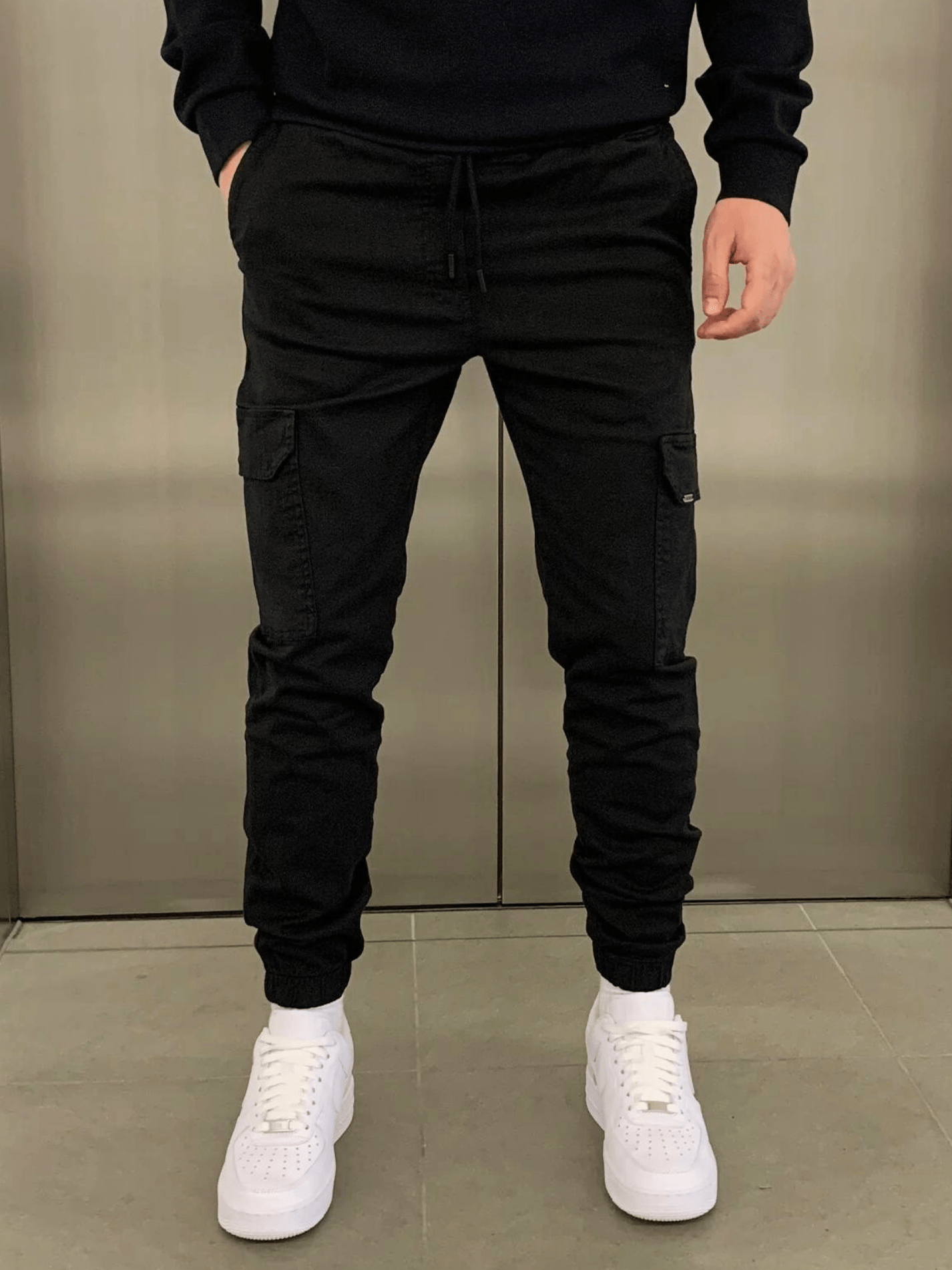Camden Cargo Joggers – Black