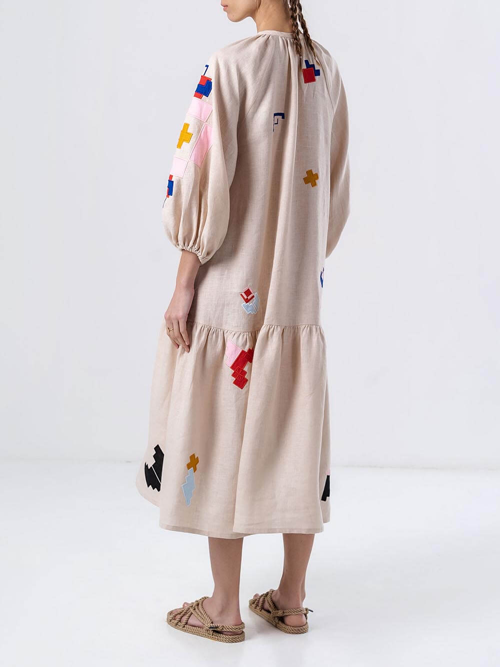 Maja Ethnic Printed Lightweight Maxi Dress