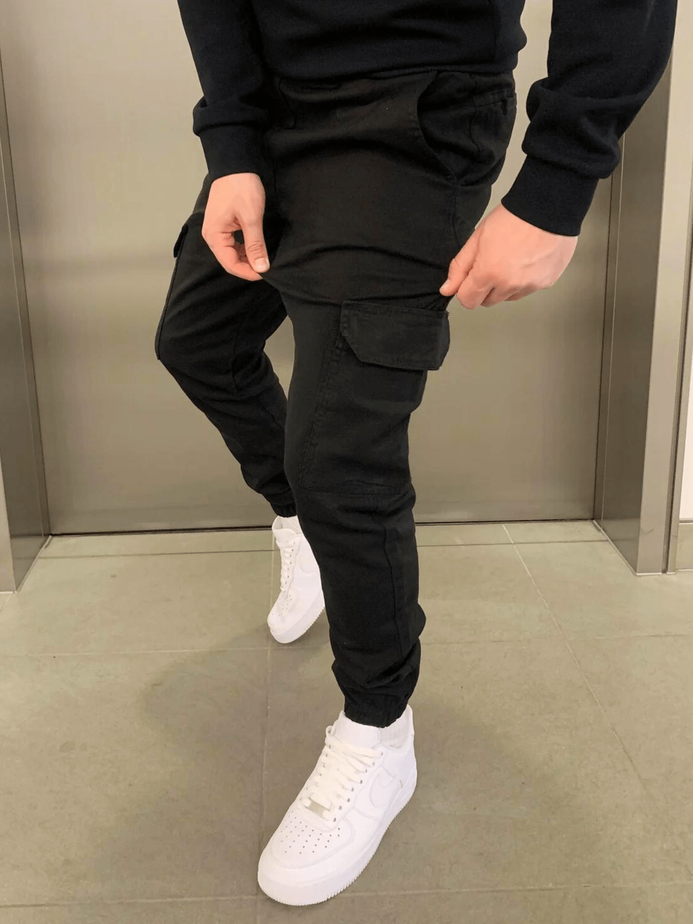 Camden Cargo Joggers – Black