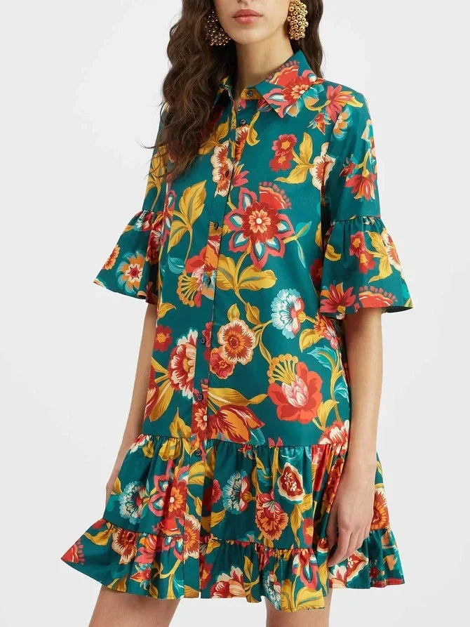 Freya Flora Print Mini Dress