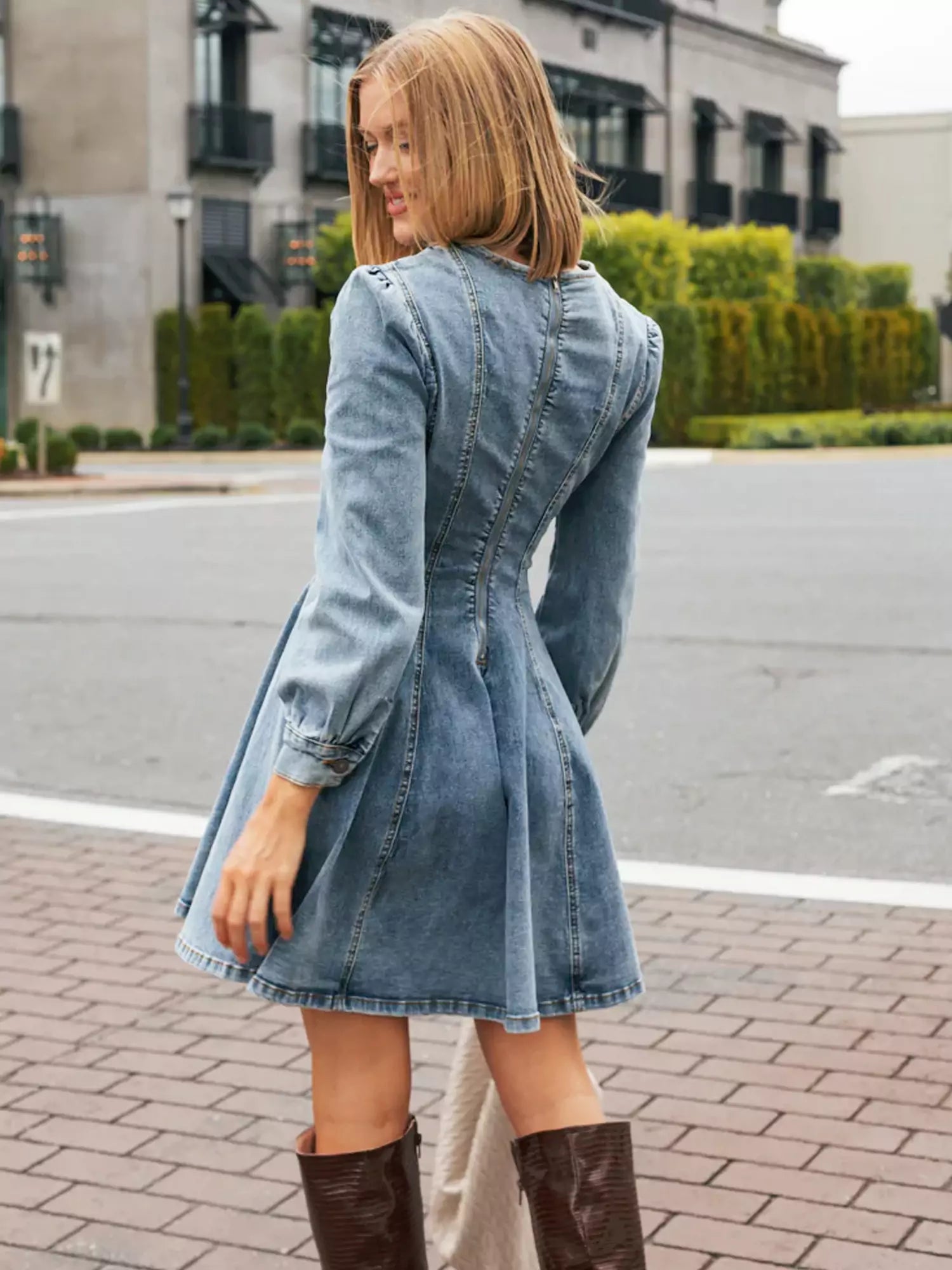 Paloma Denim Darling Mini Dress