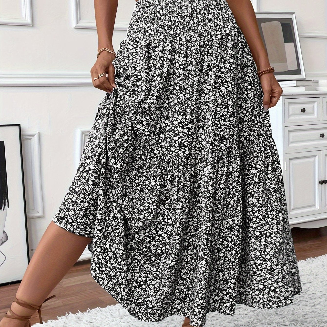 Ophelia Ditsy Floral Skirt