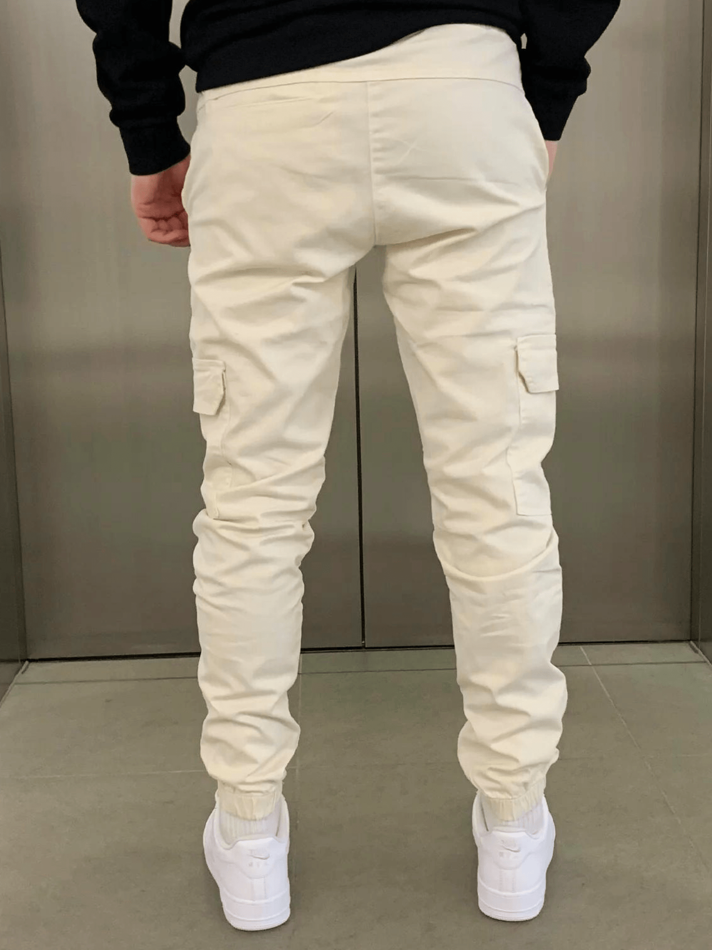 Camden Cargo Joggers – Cream