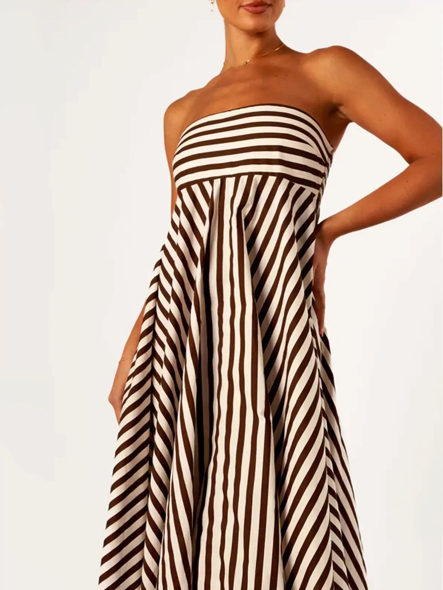 Eleanor Nocturnal Charm Ruched Maxi Dress