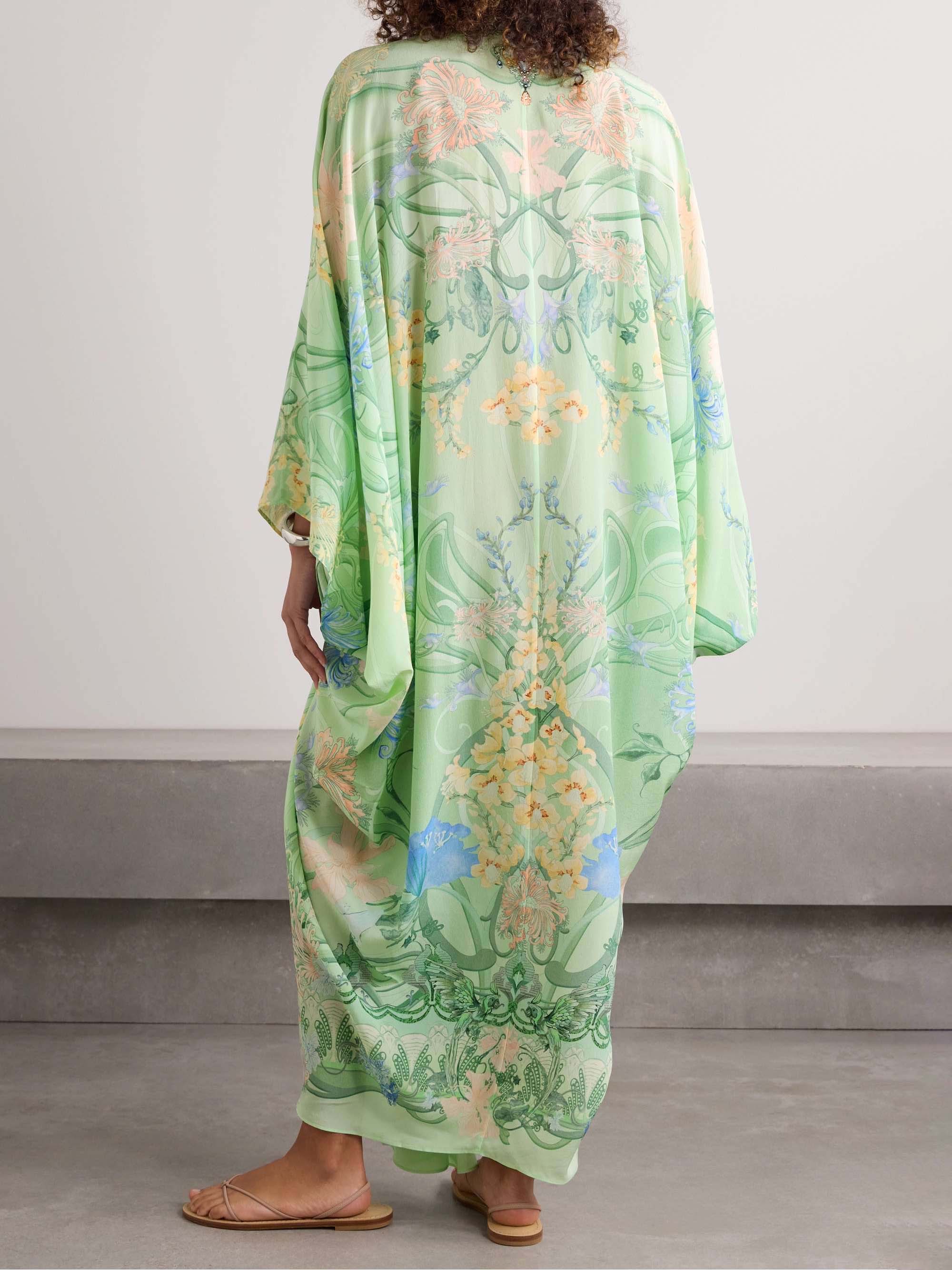 Matilda Floral Print V Neck Oversized Midi Dress