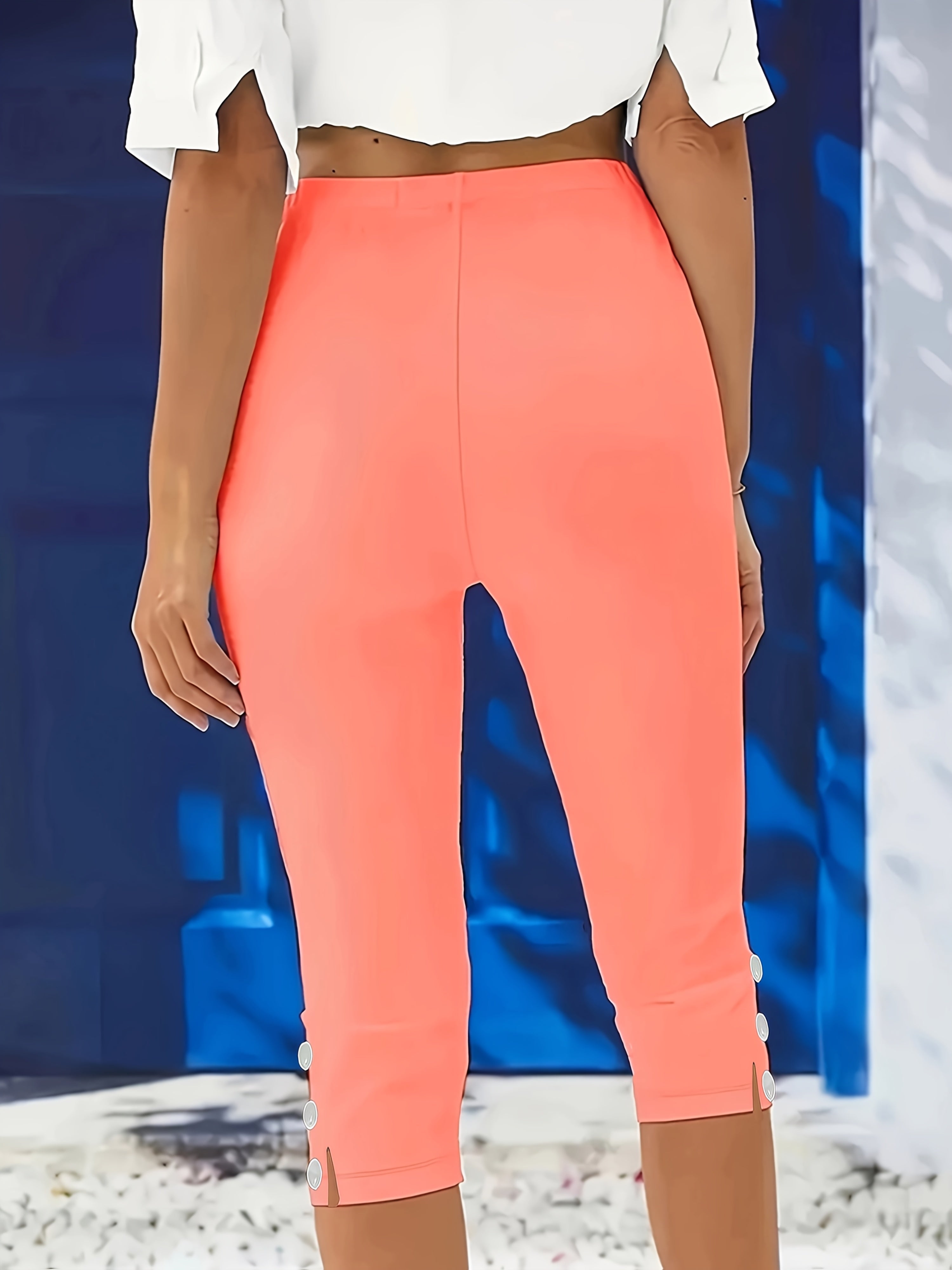 Theodora Polished Stretch Capri