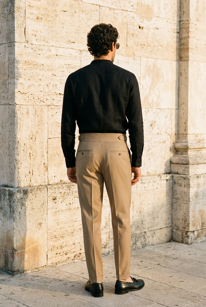 Lockhart Tailored Trousers – Khaki