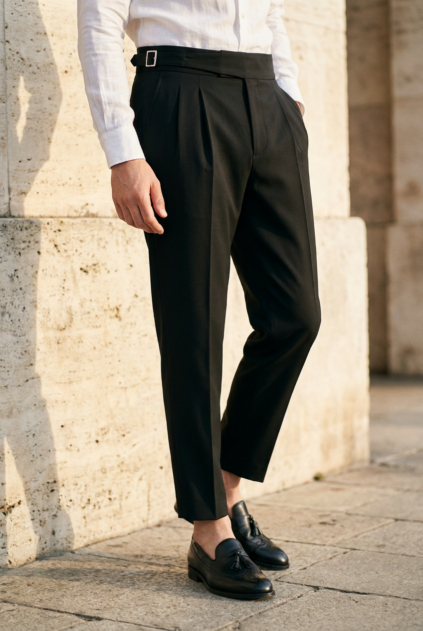 Lockhart Tailored Trousers – Black