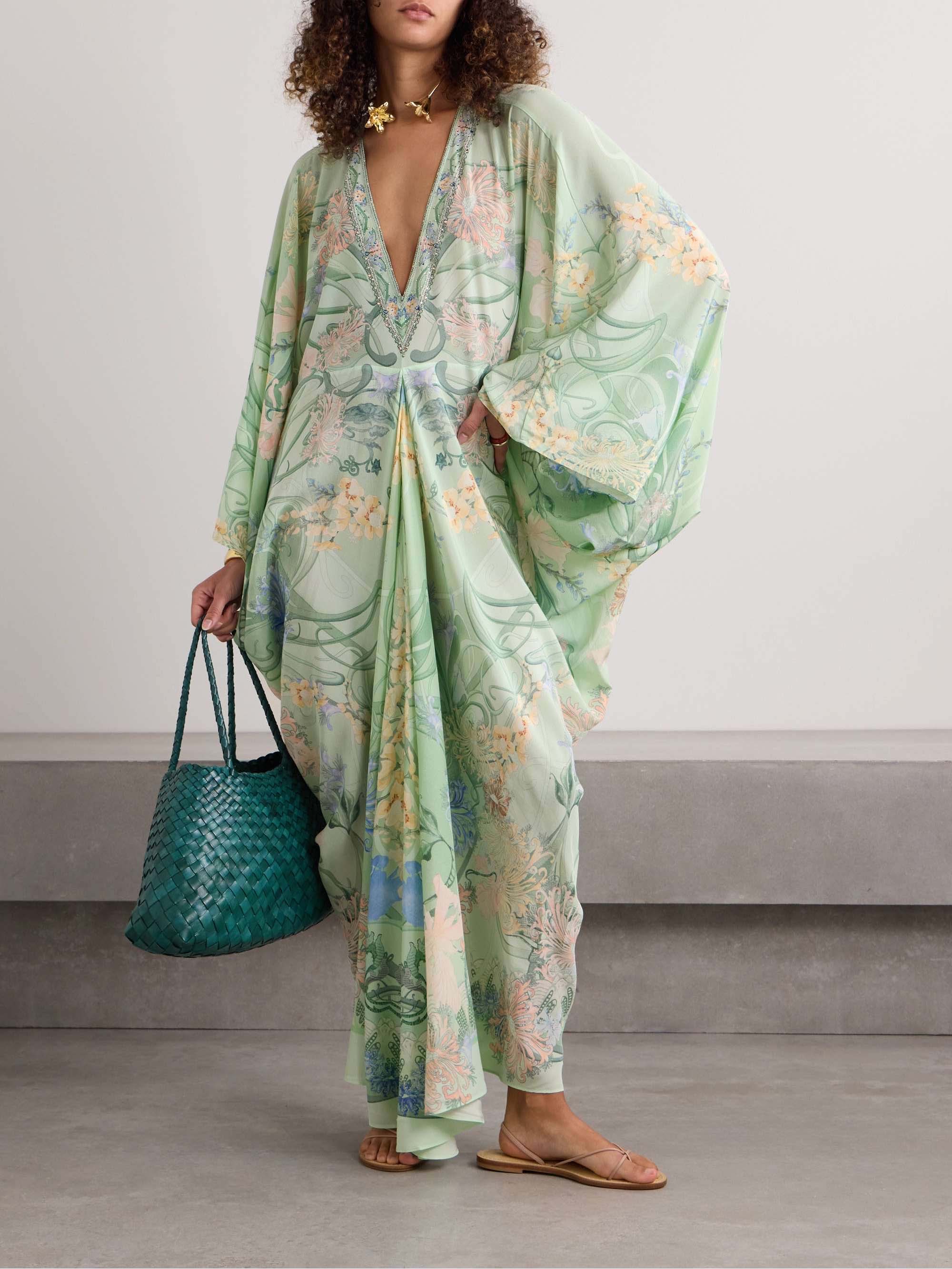 Matilda Floral Print V Neck Oversized Midi Dress