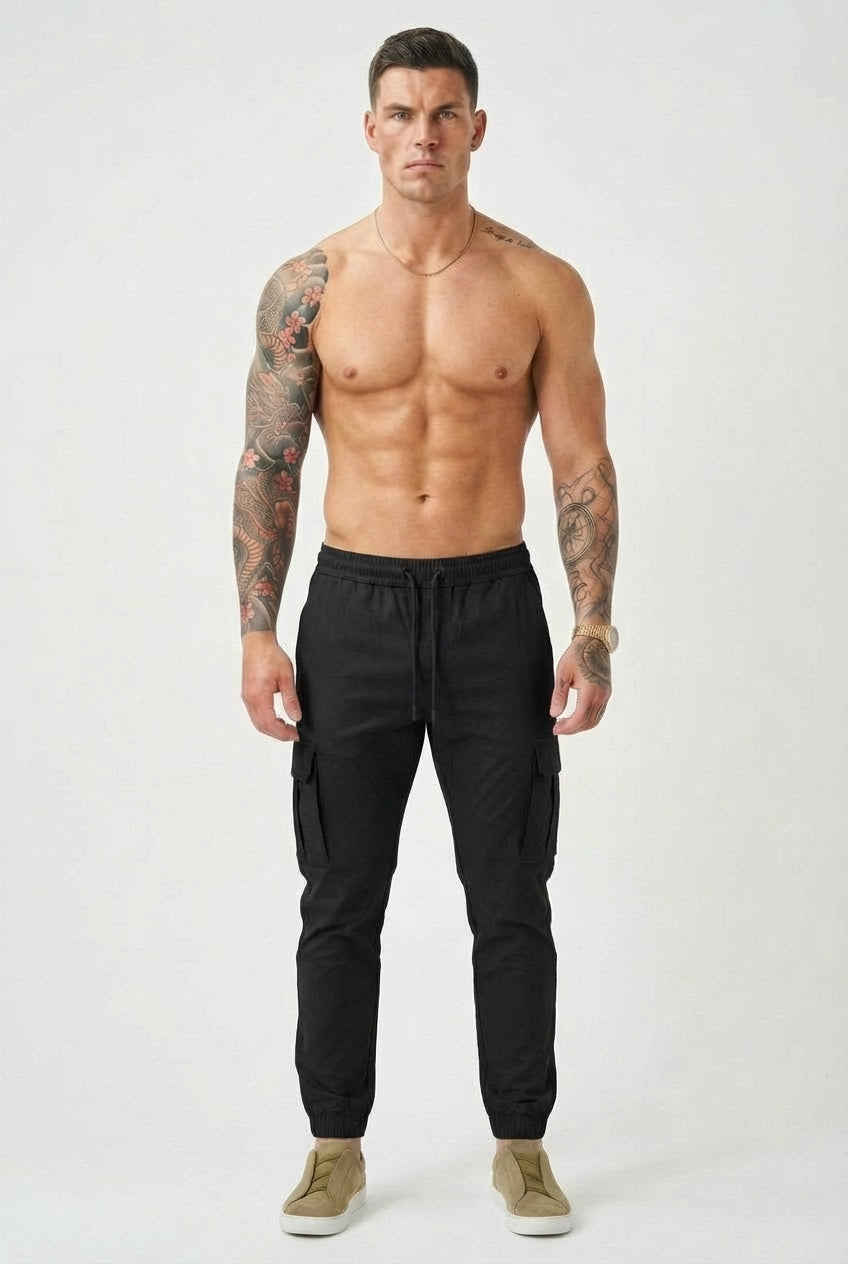 Camden Cargo Joggers – Black