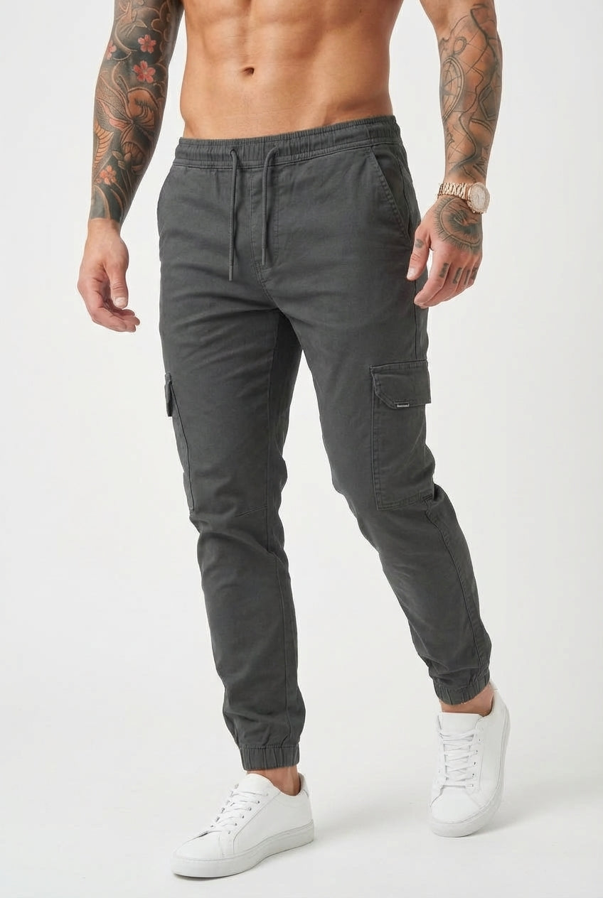 Camden Cargo Joggers – Grey