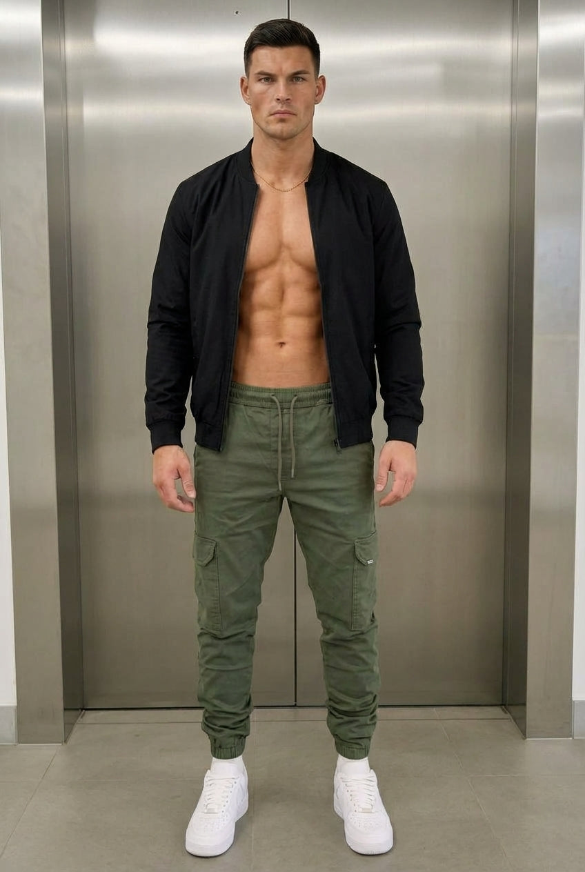 Camden Cargo Joggers – Army Green