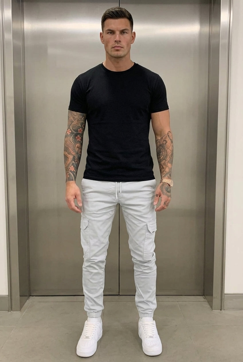 Camden Cargo Joggers – Stone