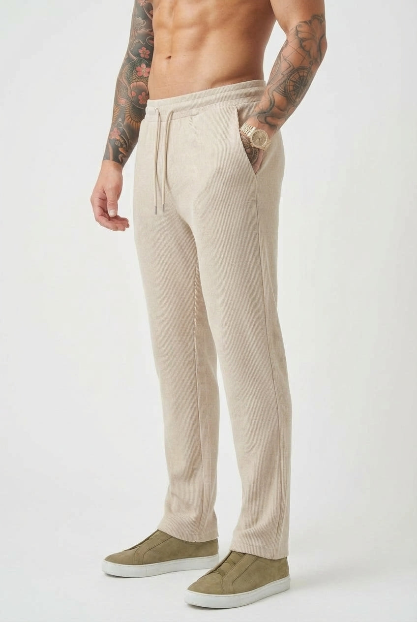 Monaco Ribbed Knit Trousers