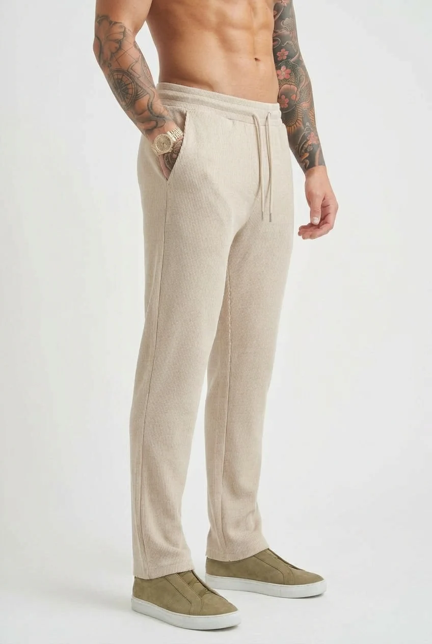 Monaco Ribbed Knit Trousers