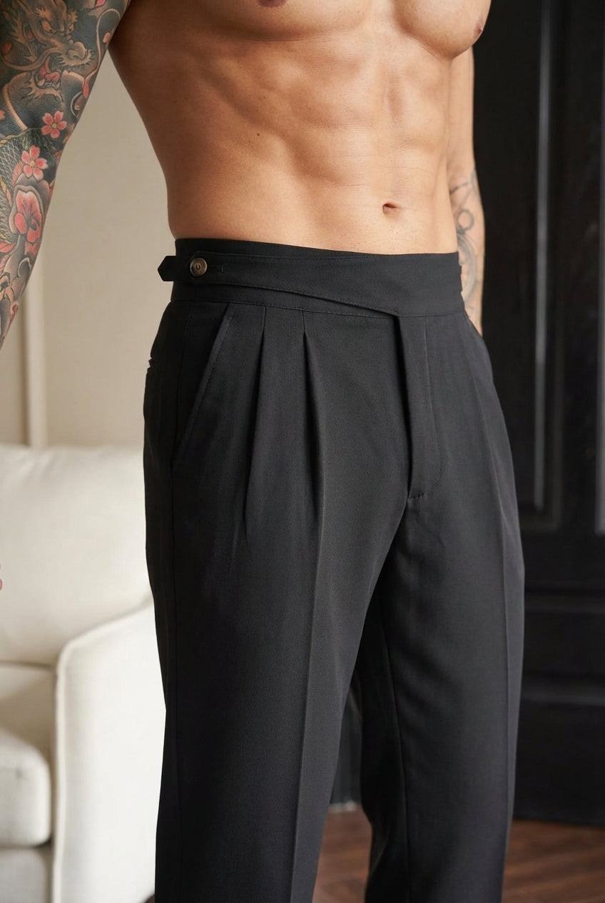 Lockhart Tailored Trousers – Black