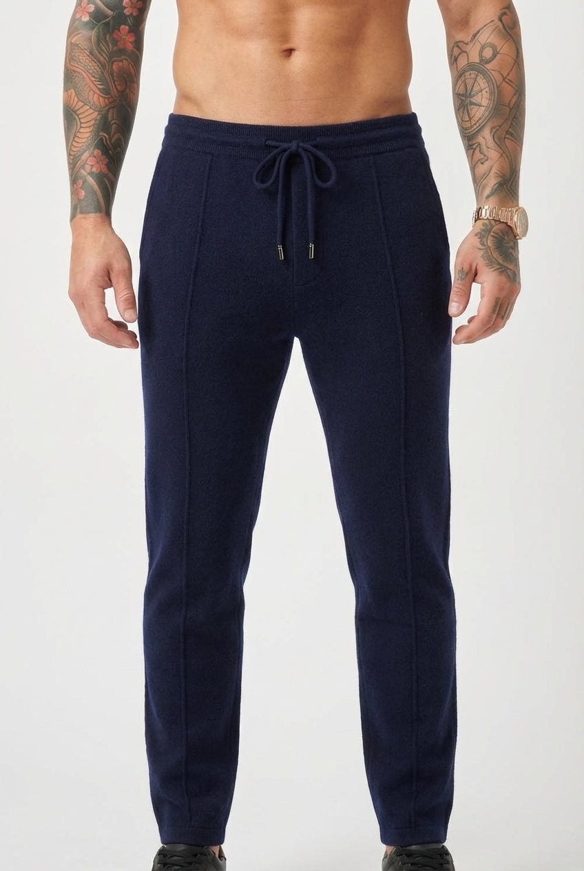 Cloud Merino Wool Trousers – Navy