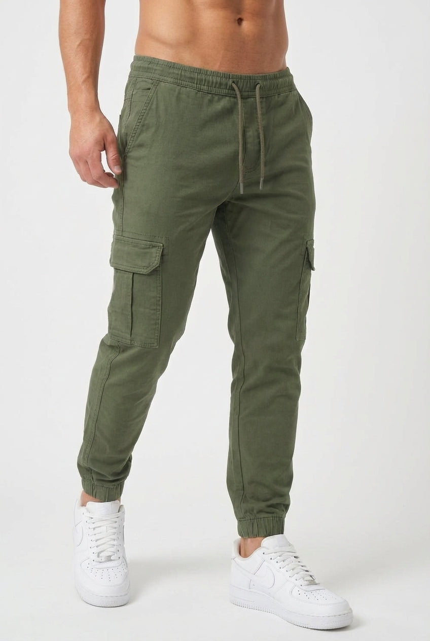 Camden Cargo Joggers – Army Green