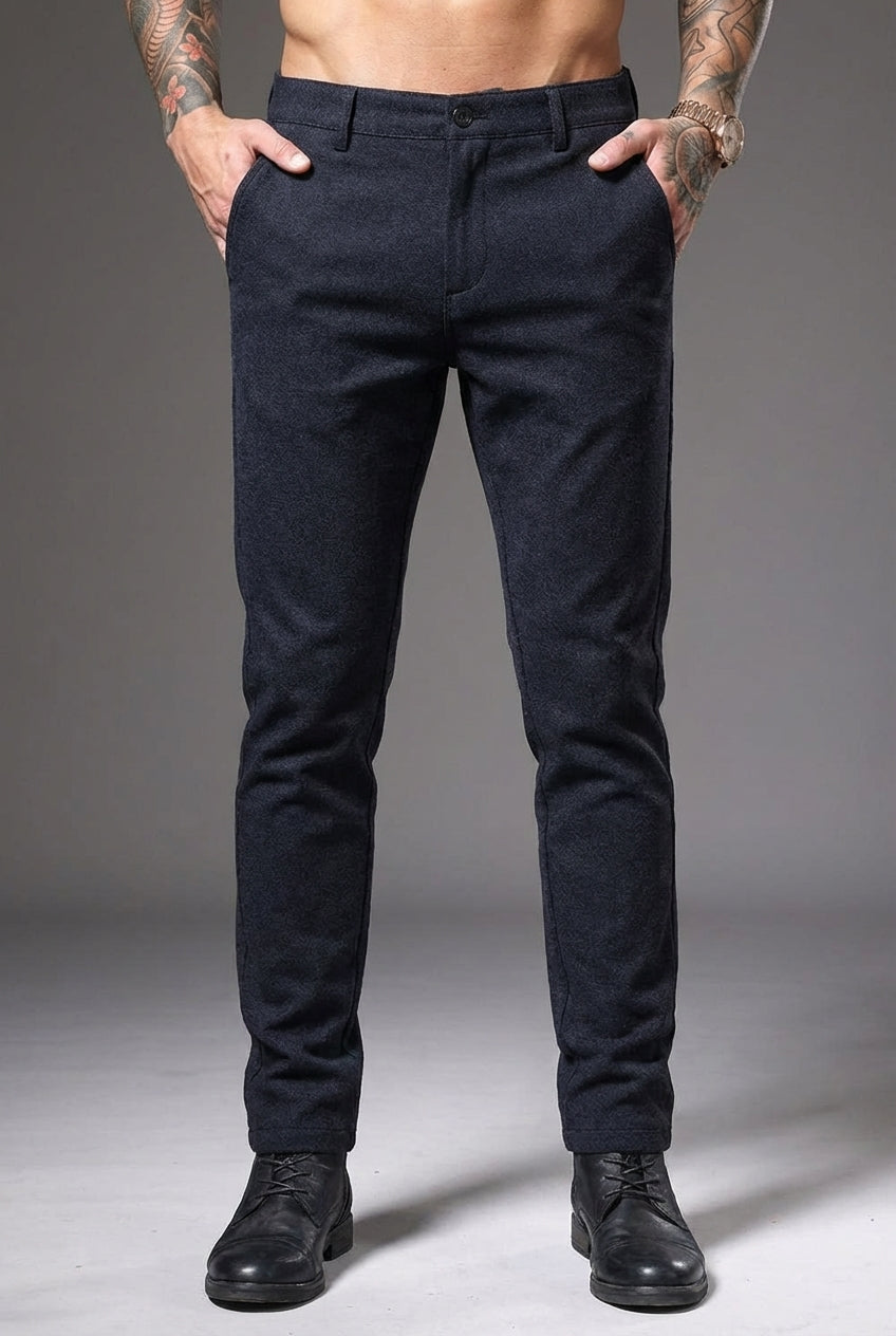 Luca Slim-Fit Trousers – Blue