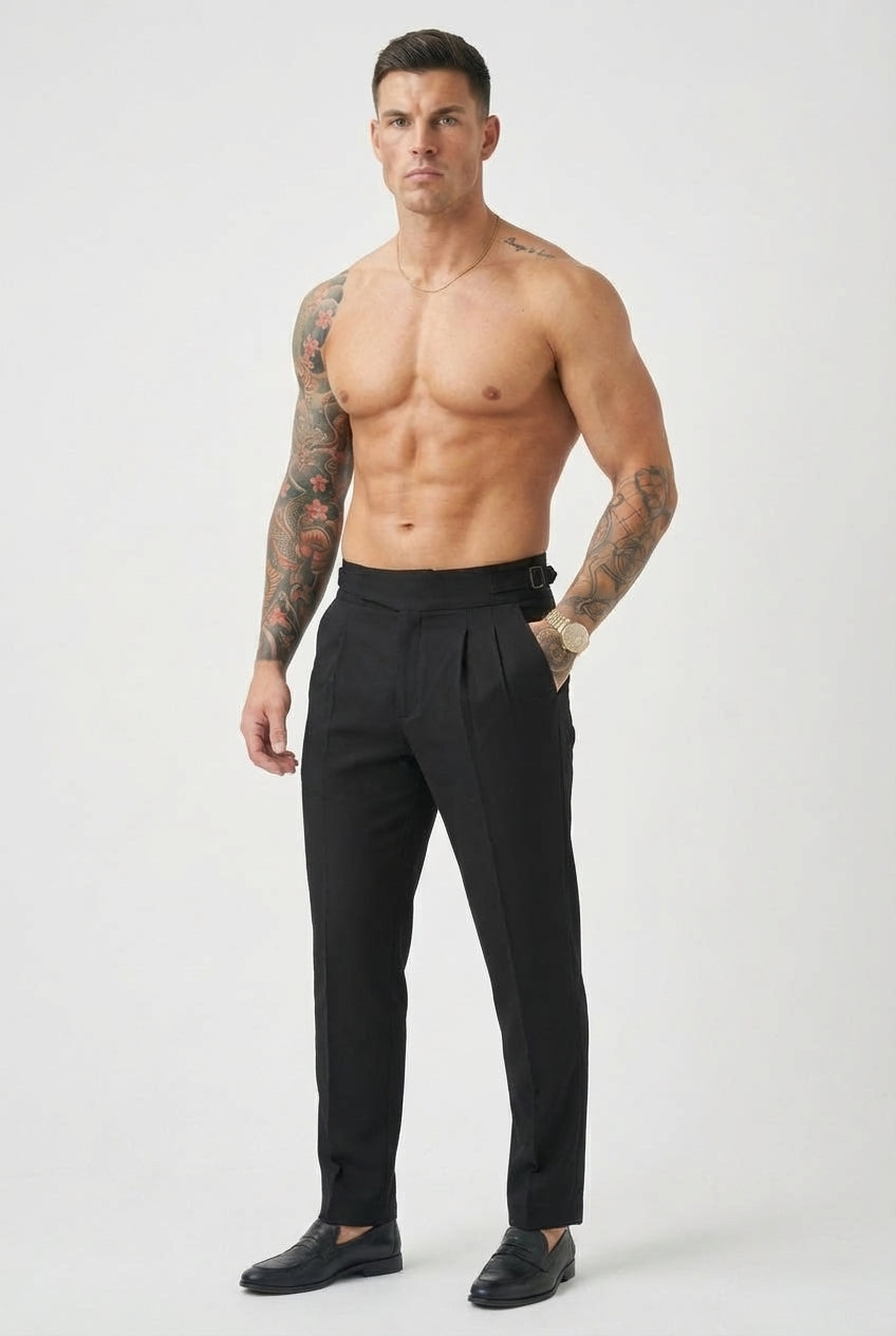 Lockhart Tailored Trousers – Black
