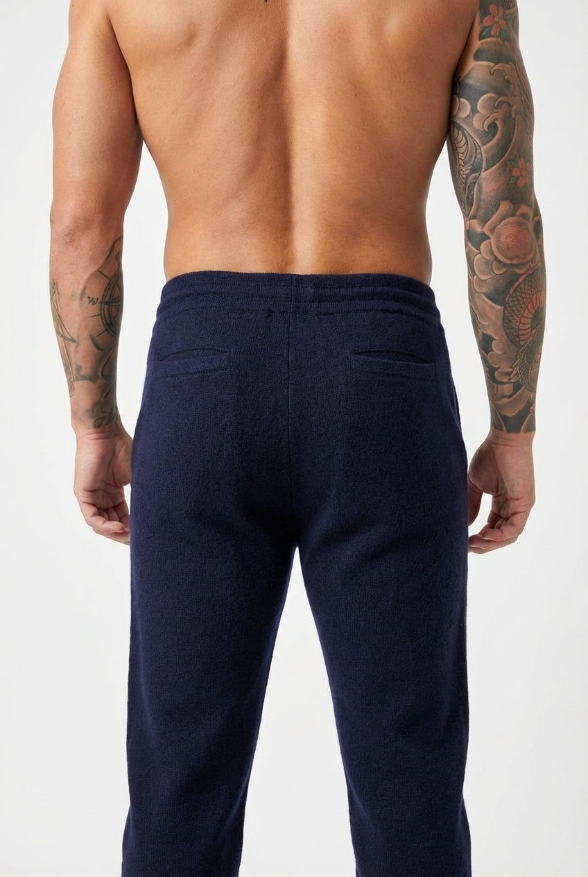 Cloud Merino Wool Trousers – Navy