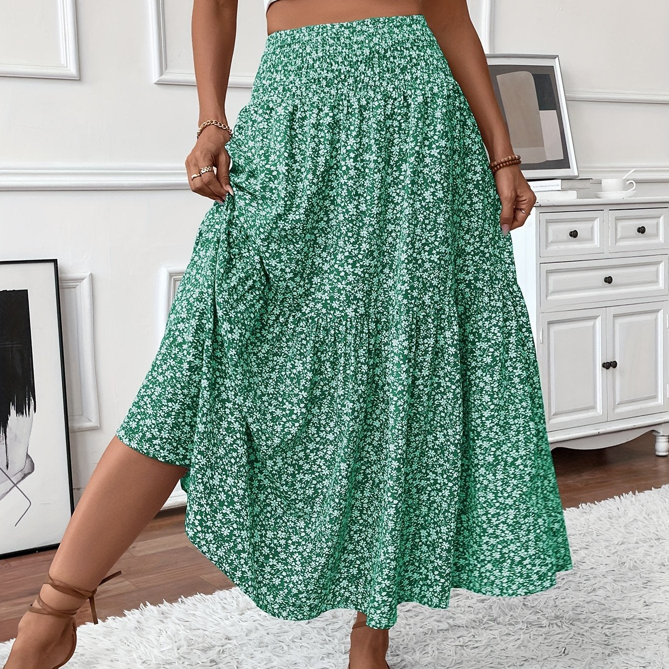 Ophelia Ditsy Floral Skirt