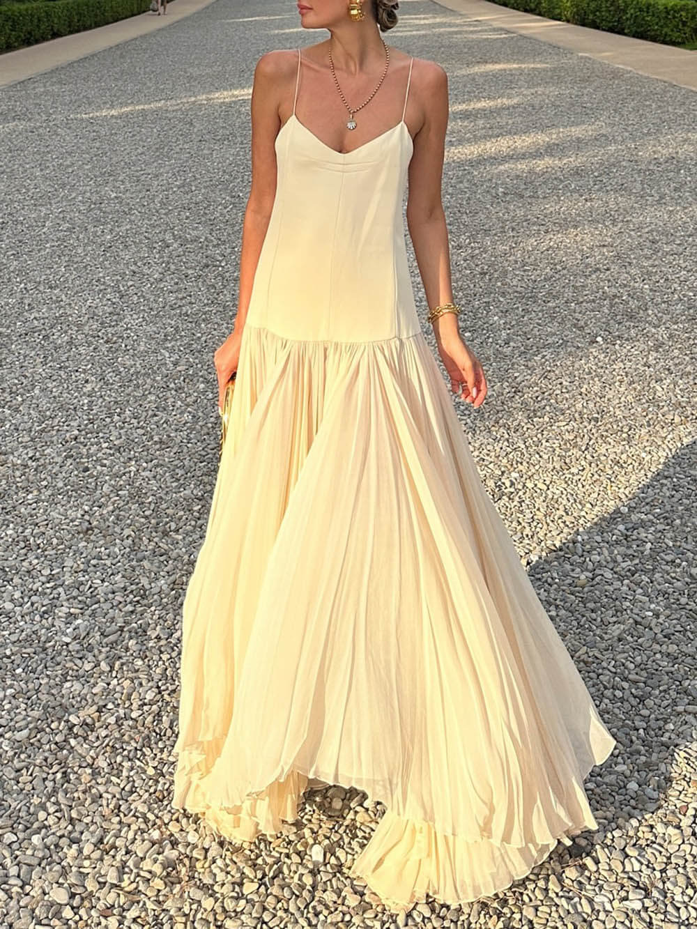 Augusta Strappy Drop Waist Irregular Dress