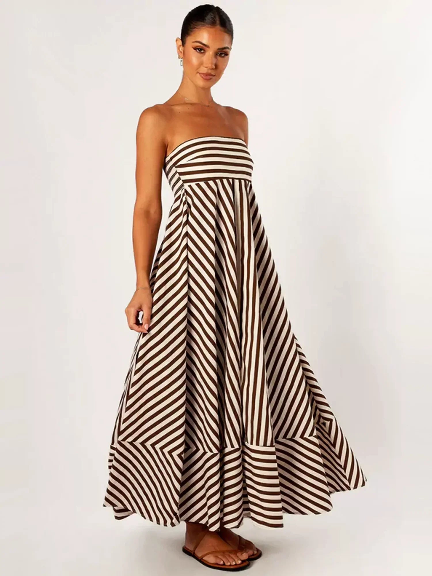 Eleanor Nocturnal Charm Ruched Maxi Dress
