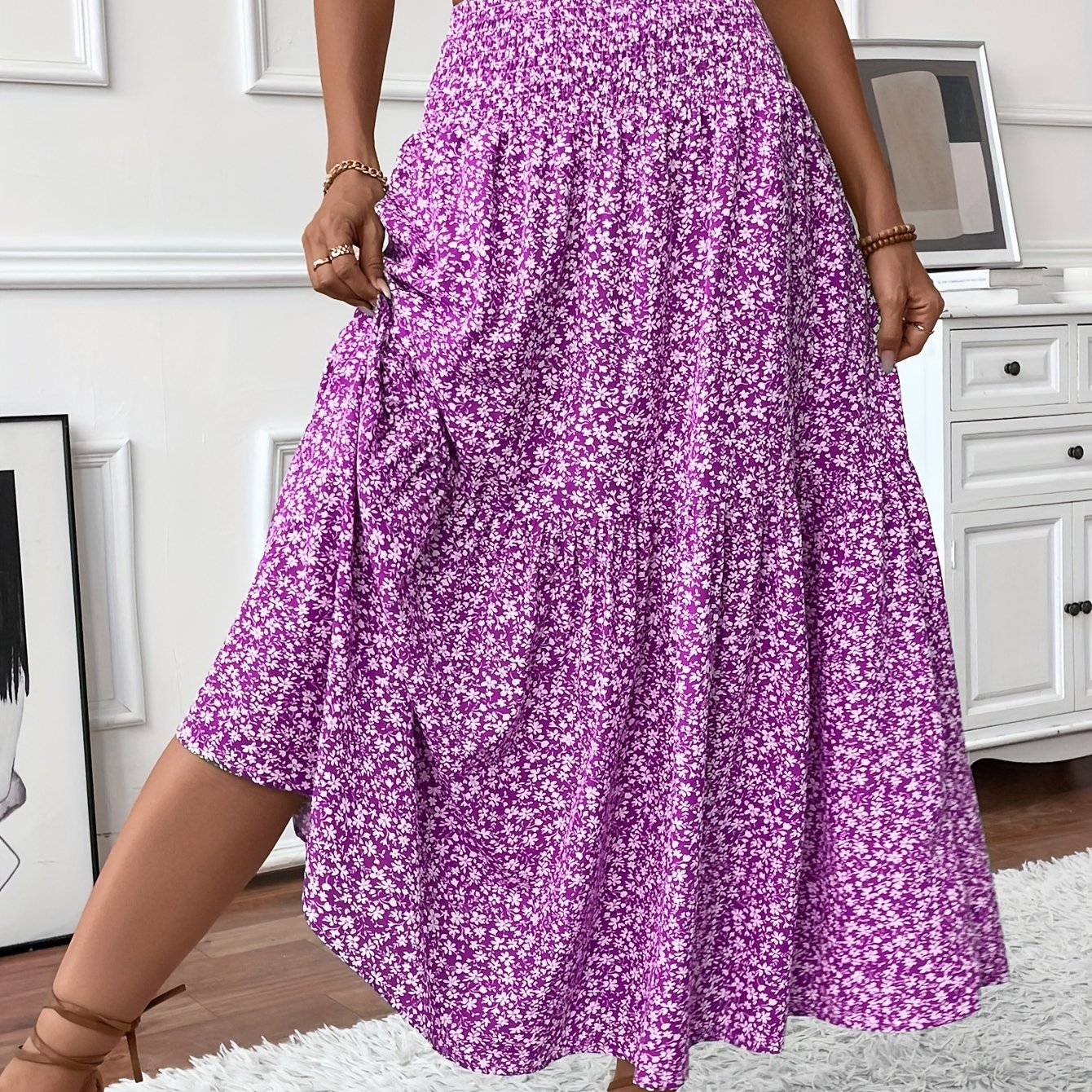 Ophelia Ditsy Floral Skirt