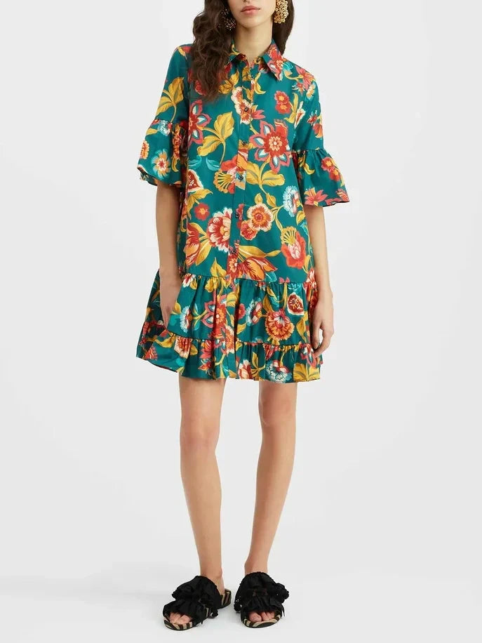 Freya Flora Print Mini Dress