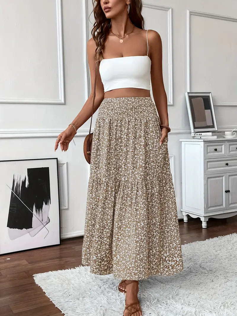 Ophelia Ditsy Floral Skirt