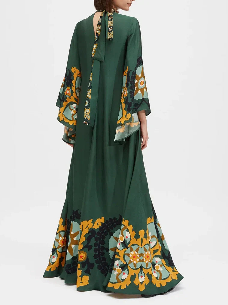 Catalina Multicolor Relaxed Printed Maxi Dress