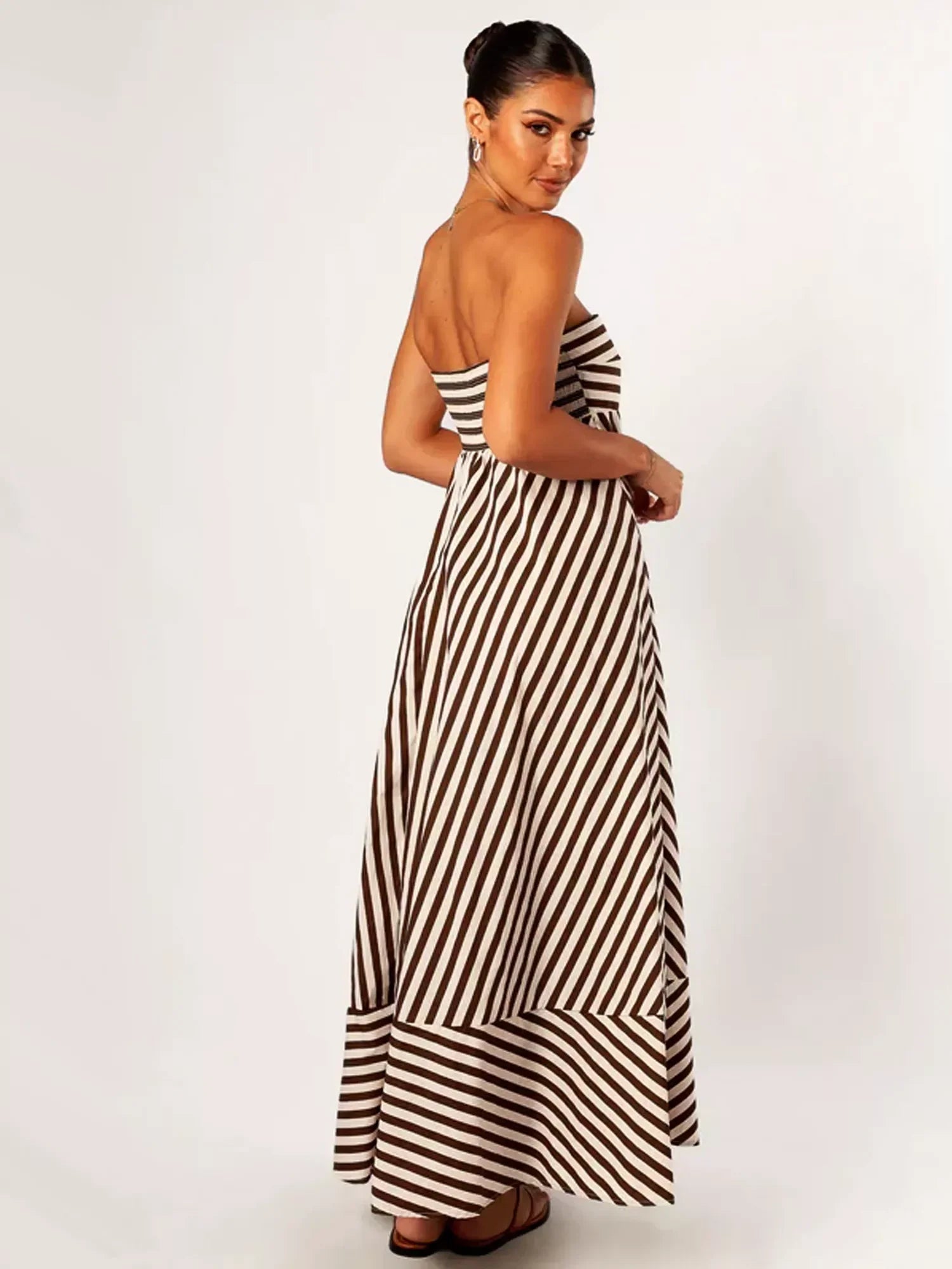Eleanor Nocturnal Charm Ruched Maxi Dress