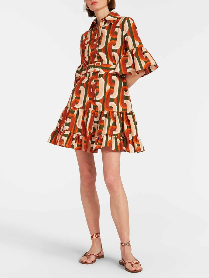 Greta Sassy Dropped waist Mini Dress