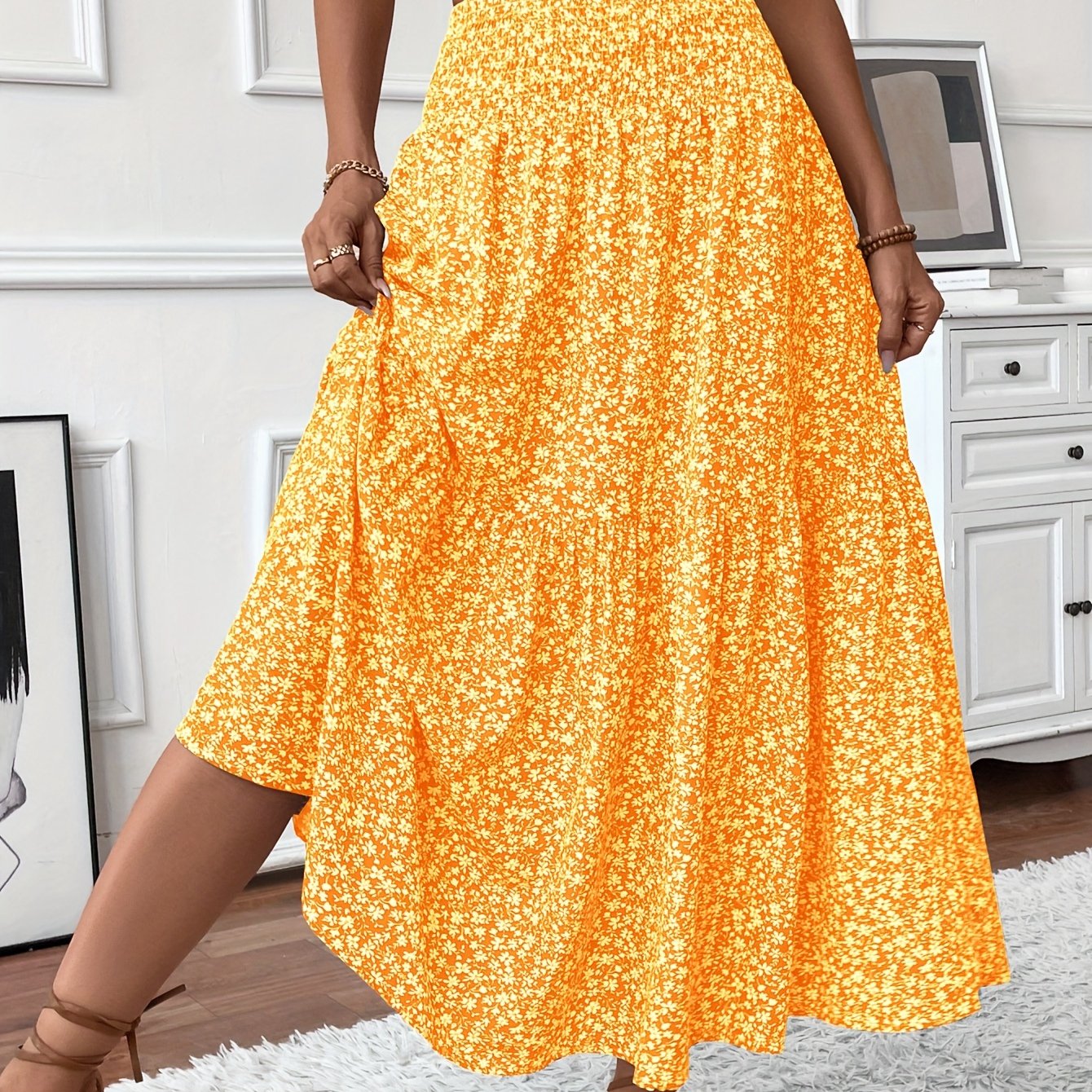 Ophelia Ditsy Floral Skirt