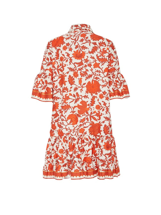 Saskia Autumn Prints Mini Dress