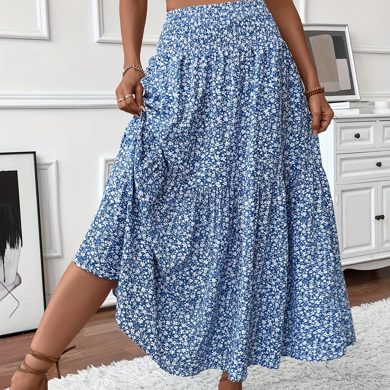 Ophelia Ditsy Floral Skirt