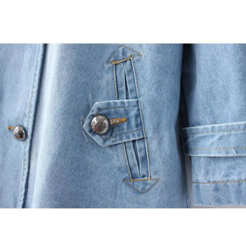 Coralie Everyday Denim Cape Coat