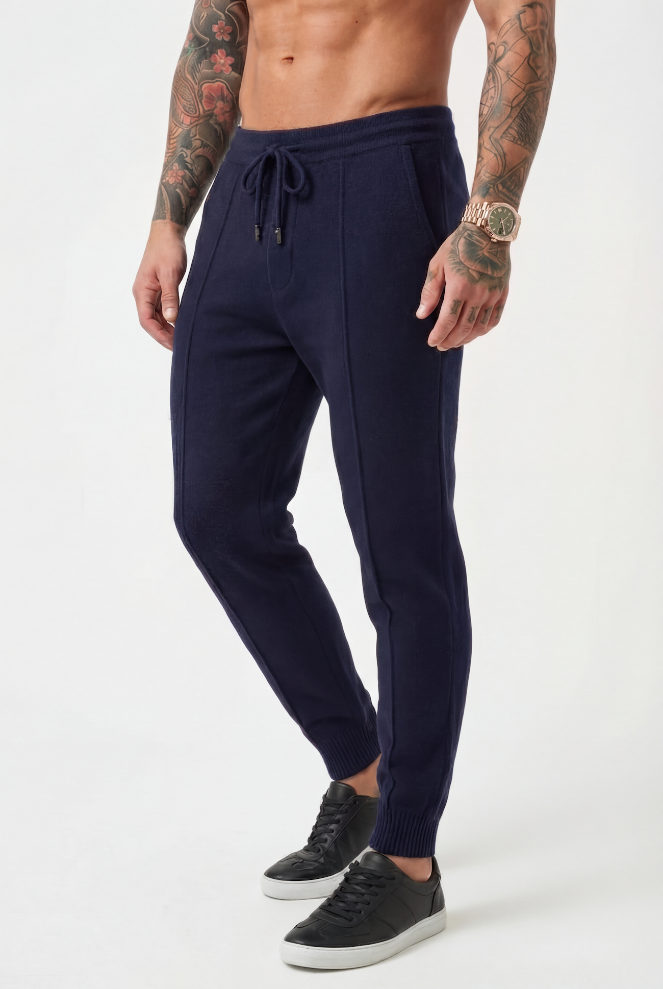 Cloud Merino Wool Trousers – Navy