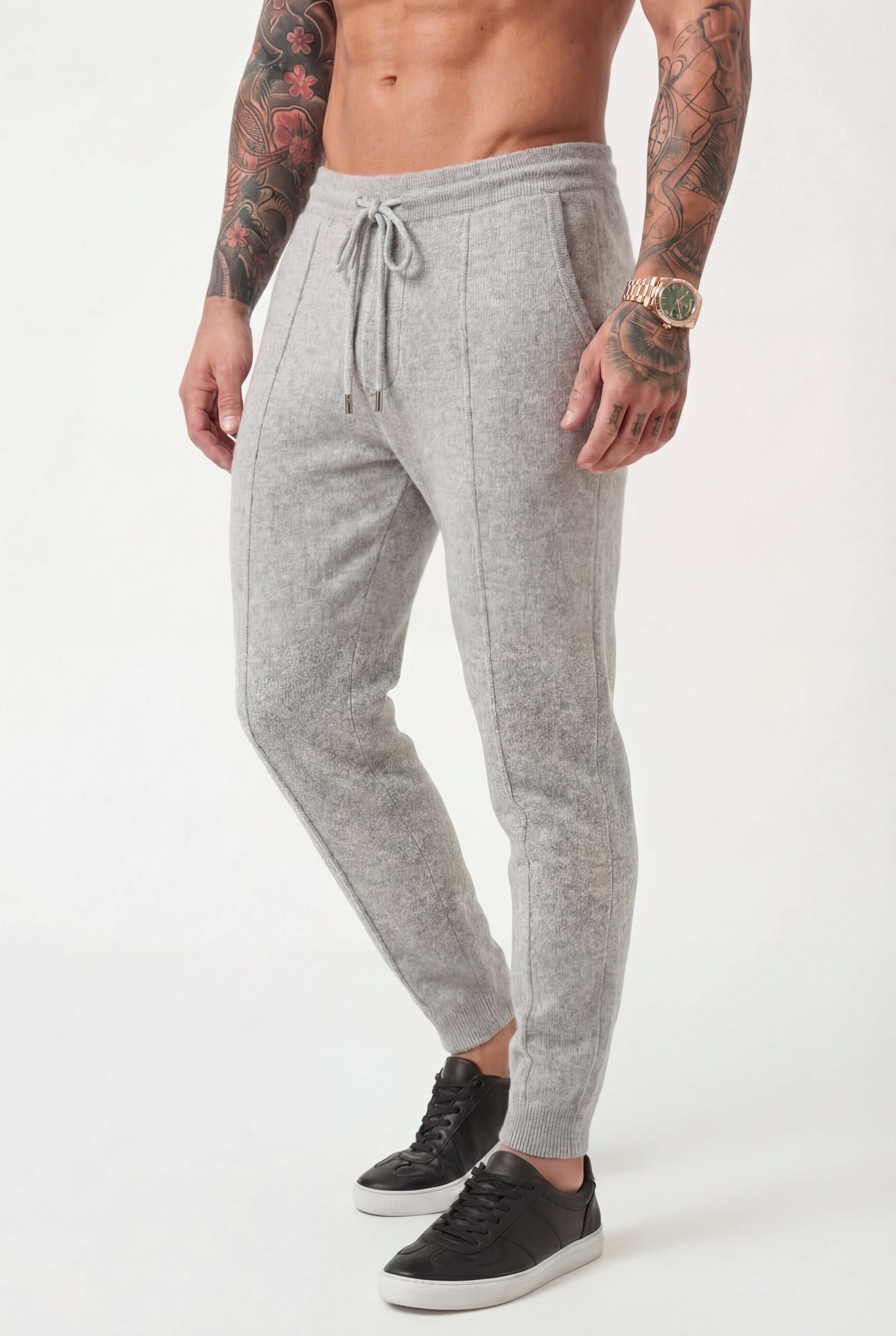 Cloud Merino Wool Trousers – Light Grey