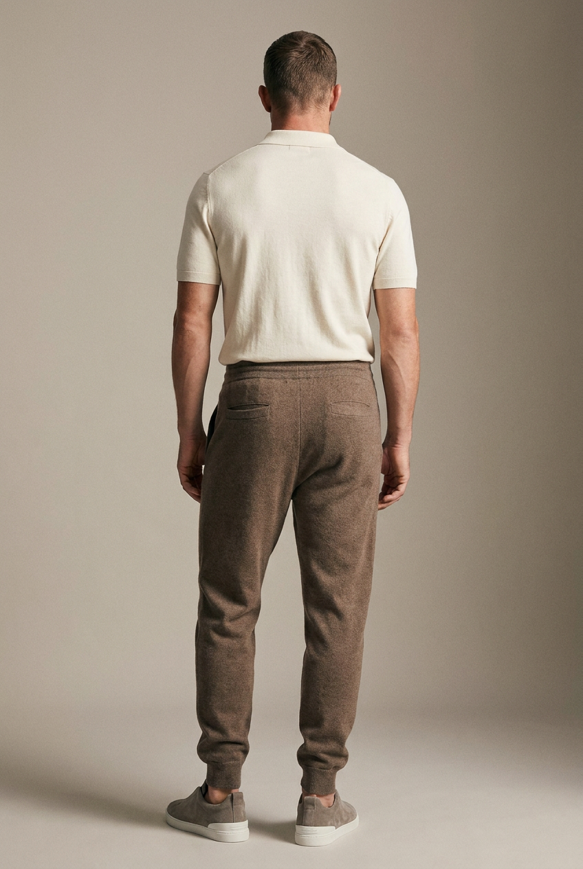 Cloud Merino Wool Trousers – Brown