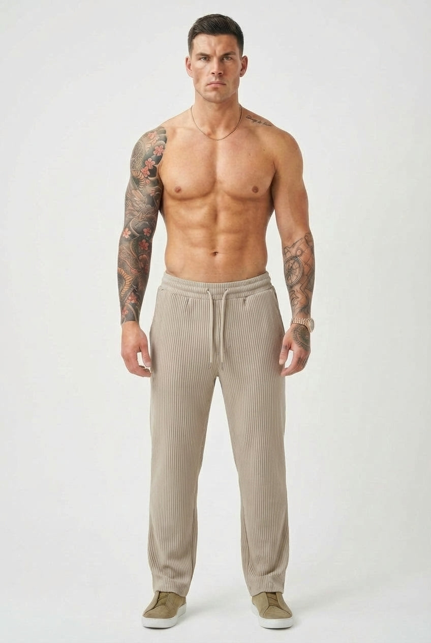 Monaco Ribbed Knit Trousers