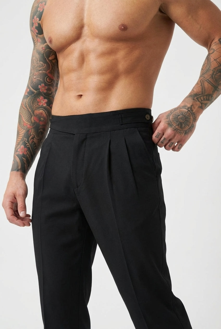 Lockhart Tailored Trousers – Black