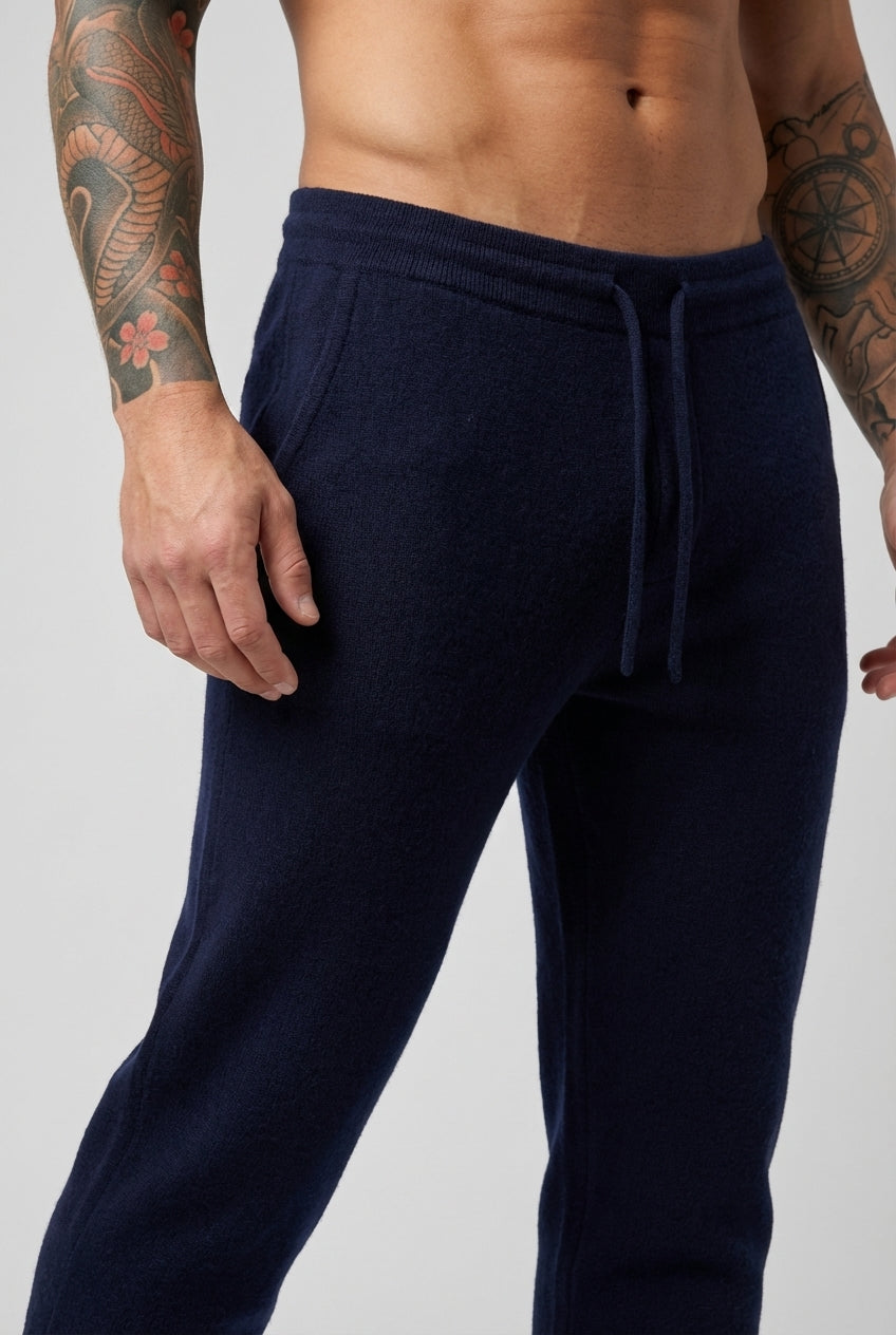 Cloud Merino Wool Trousers – Navy