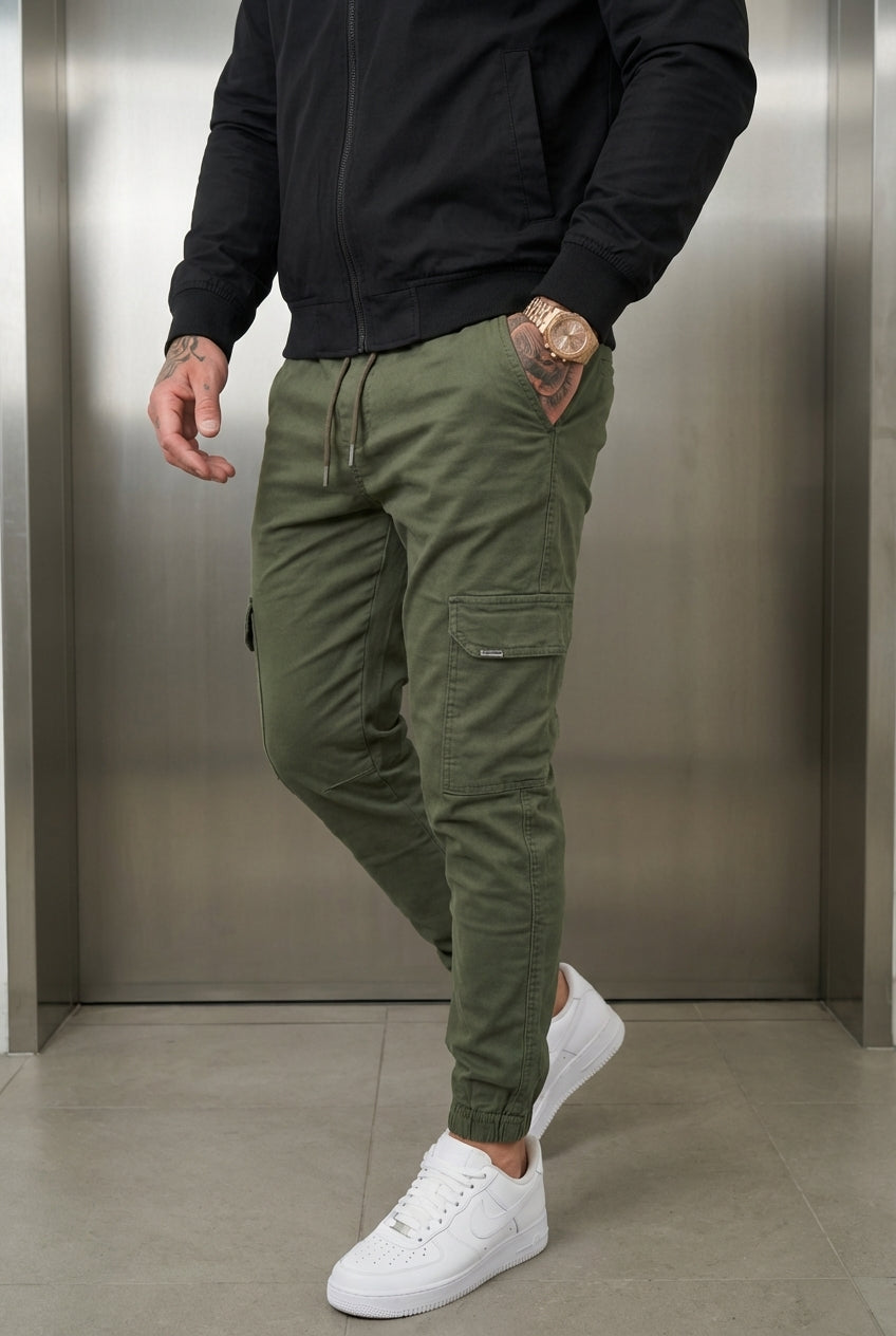 Camden Cargo Joggers – Army Green