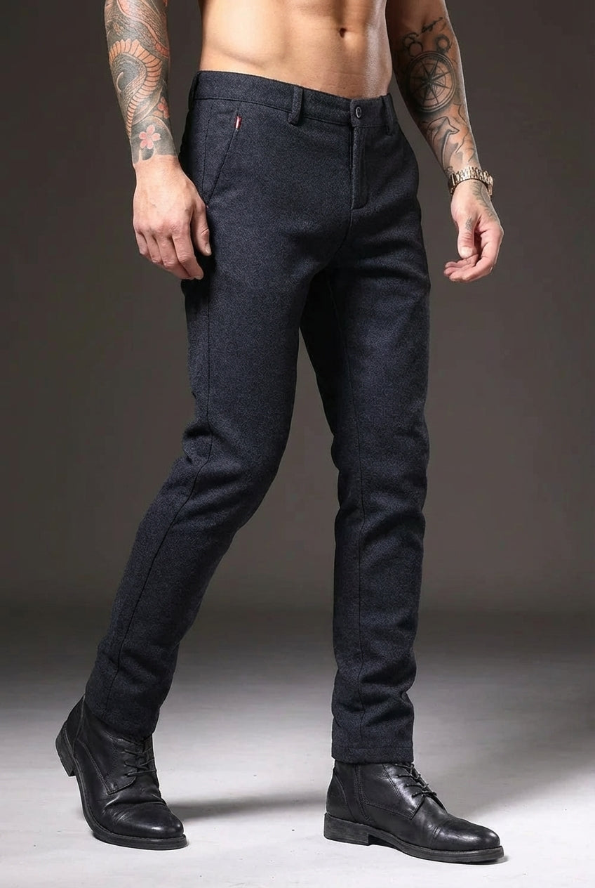 Luca Slim-Fit Trousers – Blue