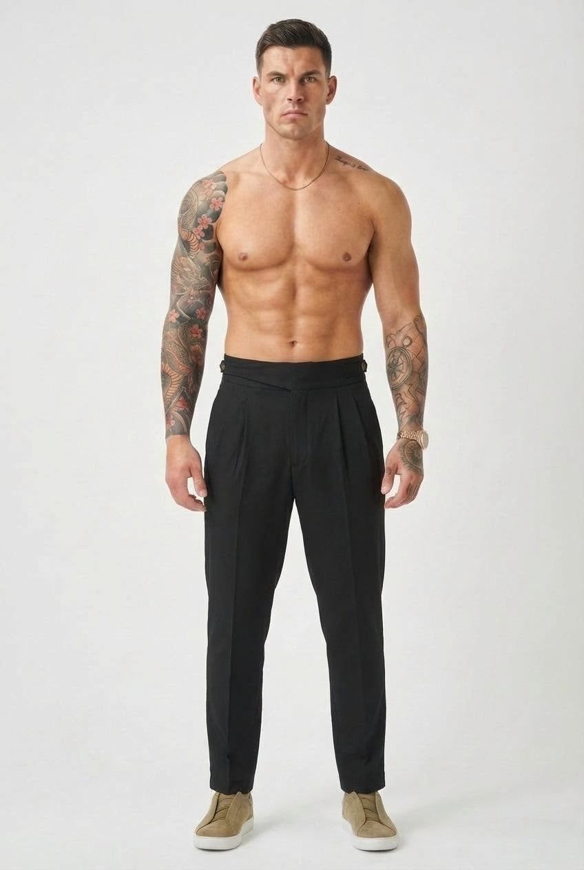 Lockhart Tailored Trousers – Black