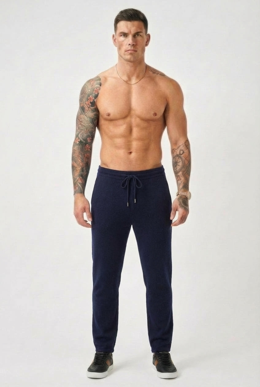 Cloud Merino Wool Trousers – Navy