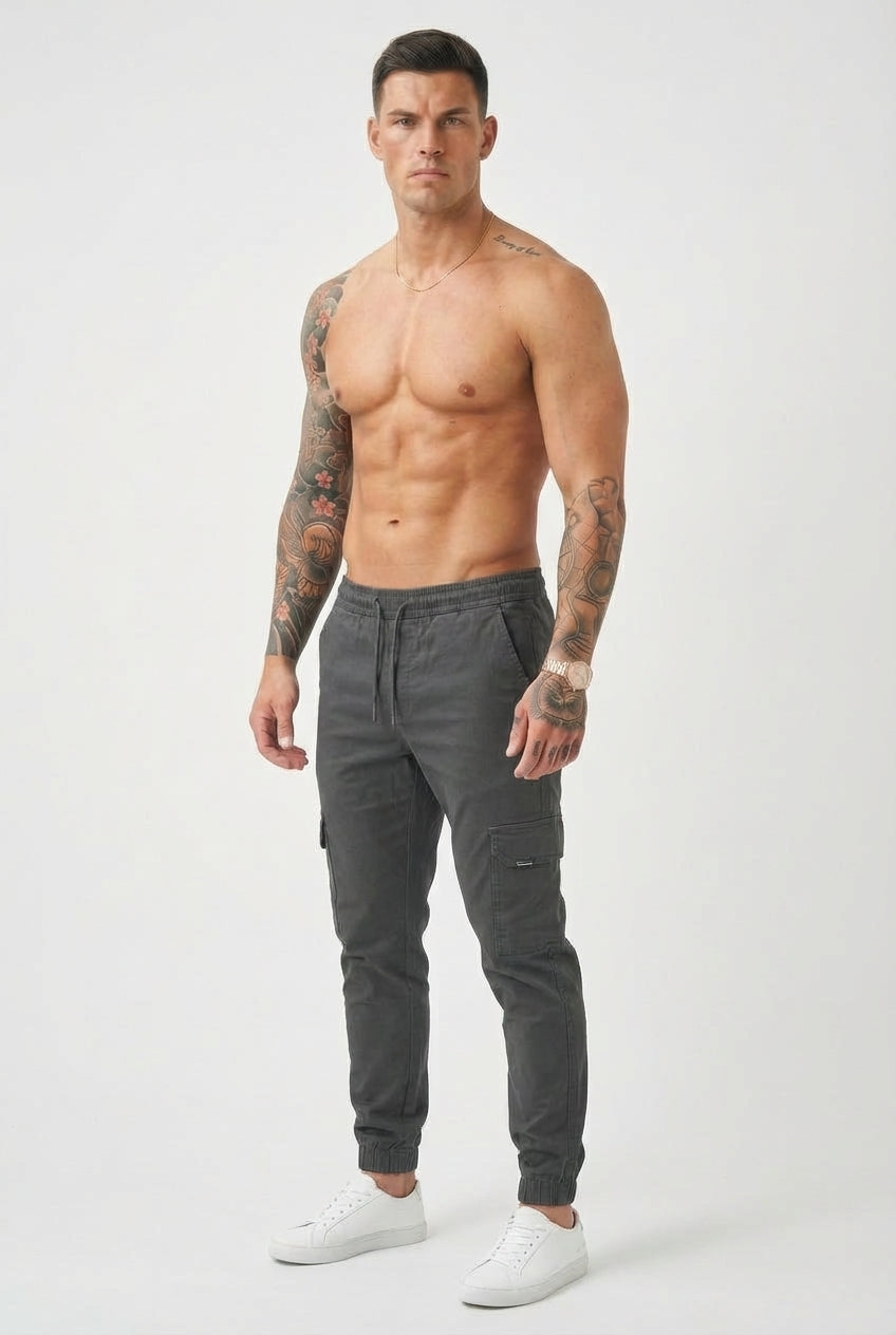 Camden Cargo Joggers – Grey