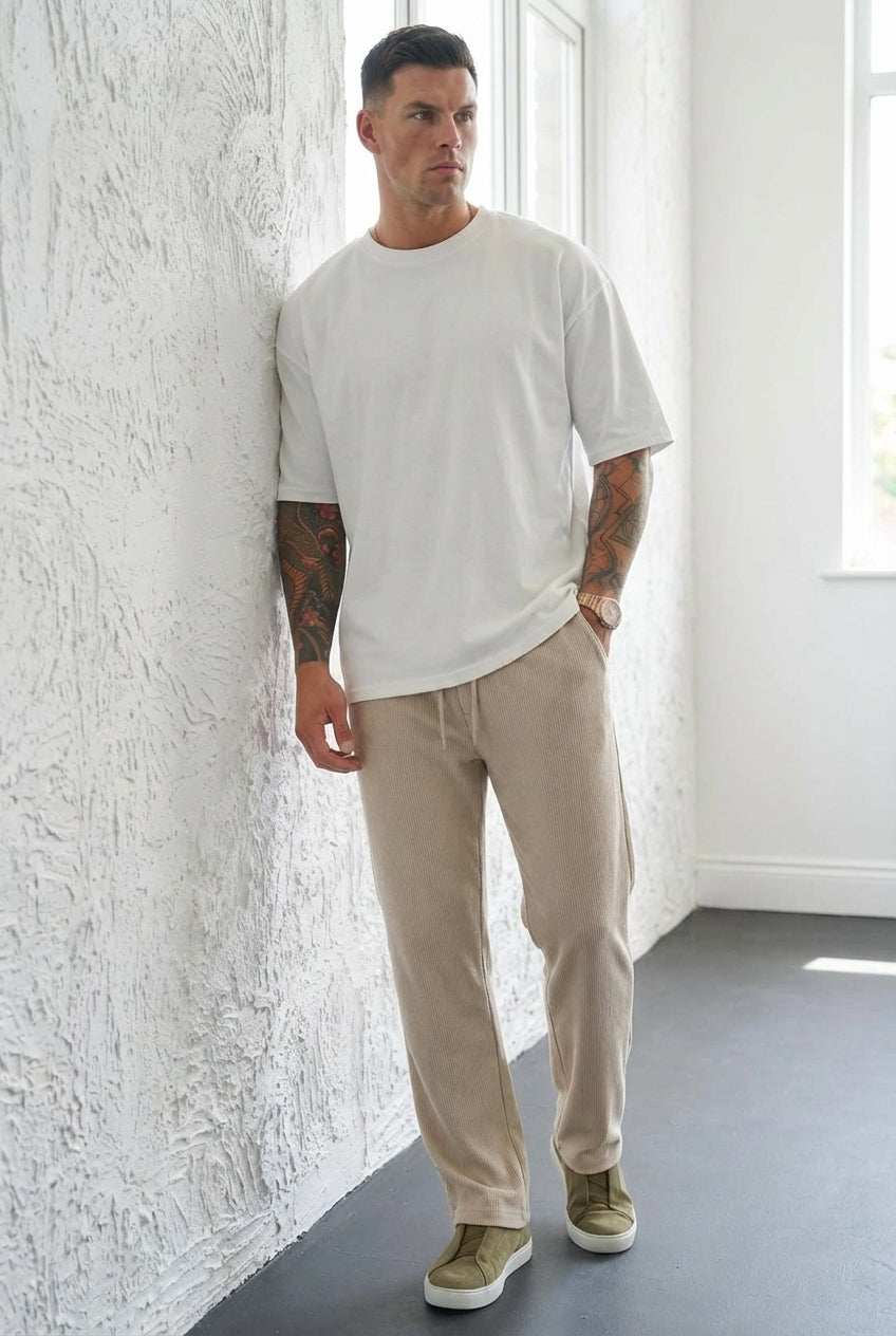 Monaco Ribbed Knit Trousers
